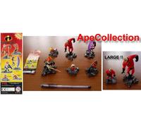 Tomy SET 6 FIGURE Large THE INCREDIBLES Incredibili RARE Disney Pixar VIOLET etc