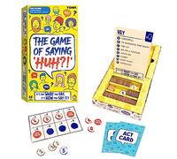 TOMY The Game of Saying 'Huh?!' - Impressioni vocali Giochi di carte - Divertente gioco di recitazione e indovinare correttamente per vincere - Giochi da tavolo per famiglie per adulti, adolescenti e