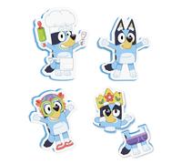 TOMY Toomies Bluey Bath Puzzle - 8-Piece Foam Jigsaw Puzzle Set with Mix & Match