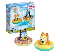 Tomy Toomies - Giocattolo da bagno Bluey e Bingo in boa Set di 2 | Bluey e Bingo in boe con ruote ad acqua | Giocattoli Bluey con licenza ufficiale | Giocattoli per bambini a partire da 18 mesi