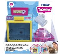 Tomy Toomies Mon - Lavastoviglie Rigol'Eau - Giocattolo interattivo da bagno per bambini, lavastoviglie con accessori, apprendimento, abilità motorie e immaginazione, a partire dai 18 mesi