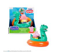 TOMY Toomies Peppa Pig George's Dinosaur Bath Float, Baby Bath Toys, Kids Bath T