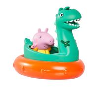 TOMY Toomies Peppa Pig George's Dinosaur Bath Float, Baby Bath Toys, Kids Bath Toys for Water Play, Fun Bath Accessories for Babies & Toddlers, Suitable for 18 Months, 2, 3 & 4 Year Olds