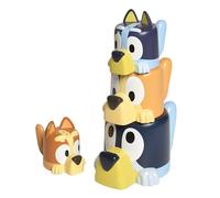 TOMY Toomies Bluey's Family Pourers with Designs Featuring Chilli, Bandit, Bingo