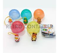 TOMY Walt Disney's WINNIE THE POOH - Christmas Ornaments Complete Set 5 Gashapon