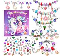 Tomylv Kit per Braccialetti Bambina, Regalo di Creazione Gioielli 5-12 Anni - Idee per Natale, Compleanno, Pasqua, San Valentino