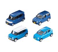 Tomytec The Auto Collezione Basic Set 'Seleziona' Blu 4 323686 Diorama Nuovo