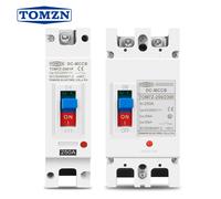 TOMZN 1P 2P MCCB Custodia solare modellata Interruttore automatico Protezione da sovraccarico Protezione per batteria solare fotovoltaica fotovoltaica
