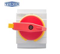 TOMZN 2P PV DC 1500V 40A Interruttore Rotativo Isolatore Solare con Blocco per Quadro di Distribuzione Solare, Guida DIN 35mm