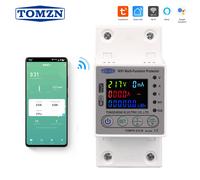 TOMZN 63A 80A Contatore di Energia Smart WIFI con Interruttore Automatico e Timer, Protezione da Sovratensione, Sovracorrente e Perdite TUYA TOMPD