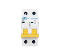 TOMZN Interruttore Automatico TOB1Z-63 2P 63A 600V MCB Curva C Unipolare Fusibile A Corrente Continua per FV
