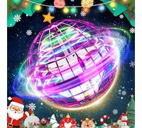 Tomzon A32 Flying Ball, Giocattolo Volante Hover Boomerang Orb Ball Flying Spinner, Magic Spinner, Palla Volante con Luci a LED, Palla Galleggiante Boomerang, Mini Drone Regalo per Bambini, Viola