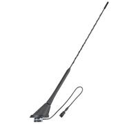 tomzz Audio 1000-004 Auto Antenna Antenna da tetto 16V Amplificatore RAKU 2 II compatibile con Audi Opel Seat Skoda VW Anti Rumore Asta 40cm 60 gradi