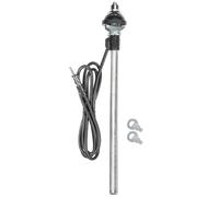 tomzz Audio 1000-015 Parafango universale per antenna telescopica testa piccola 1,2 m di cavo spina DIN look cromato