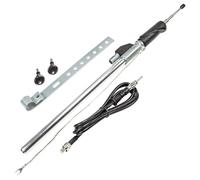 tomzz Audio 1057-003 Parafango Antenna telescopica compatibile con VW Golf 3 III Vento cromata Cavo da 1,5 m Lunghezza circa 65 cm Connettore DIN