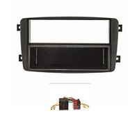 tomzz Audio 2434-007 Set copertura radio compatibile con Mercedes Classe C W203 S203 CL203 CLK C209 A209 Viano Vito nero con adattatore radio ISO