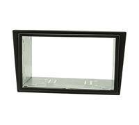 tomzz Audio 2439-111 Set di pannelli radio doppio DIN compatibile con Opel Corsa C Combo Omega B Vectra C Meriva nero con kit di installazione