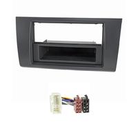 tomzz Audio 2454-012 Set di copertura radio compatibile con Suzuki Swift MZ/EZ My.2005-2010 antracite/nero con adattatore radio ISO