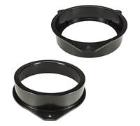 tomzz Audio 2803-013 Anelli per altoparlanti staffe adattatore compatibile con Audi A3 8P A4 B6 B7 Q7 porta anteriore posteriore per 165 millimetri DIN altoparlanti