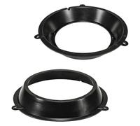 tomzz Audio 2814-007 Anelli per altoparlanti staffe adattatore compatibile con Fiat Panda 2003-2012 porta anteriore per altoparlanti DIN 165mm
