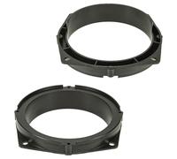 tomzz Audio 2837-002 Anelli per altoparlanti staffe adattatore compatibile con Mitsubishi Colt da 2004-2012 per 130 millimetri altoparlanti DIN