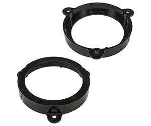tomzz Audio 2845-008 Anelli per altoparlanti staffe adattatore compatibile con Renault Megane 3 Wind Dacia Logan Sandero per altoparlanti DIN 130mm
