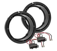tomzz Audio 2857-001-1 Cavo adattatore degli anelli degli altoparlanti compatibile con VW Golf 4 Passat 3B BG Polo 9N 165 mm altoparlanti DIN, coppia