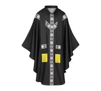 Tonache per Pastori Uomini | Completo Da Prete Per Chiesa Con Casula,Costume Da Prete Con Ricami - Per Uomini Per Preghiera Chiesa Matrimonio Feste Di Vacanza Maschere Stage Cosplay E Sessioni