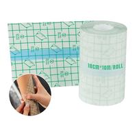 TONBAO Pellicola Tatuaggi Copri Trasparente 10cm x 10m, Second Skin Tatuaggio Impermeabile per Guarigione Rapida & Comoda