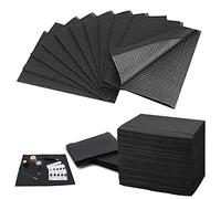 TONBAO Professionale Bavaglini Dentali 125 pezzi Nero Bavaglini Impermeabili Monouso per Tatuaggio Tovaglia Clean Pad Vassoio Copre(3 Veli 33cmx45cm)