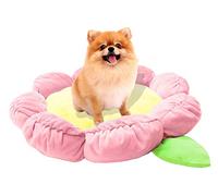 TONBO Morbido peluche 61 cm, carino e accogliente letto per cani e gatti, lavabile in lavatrice e asciugatrice, rosa pastello