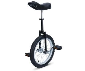 tonchean Monociclo 16 pollici Unicycle Balance Training Regolabile in altezza Monociclo per bambini principianti e professionisti unisex