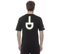 Tond Black Cotton Men T-Shirt - S