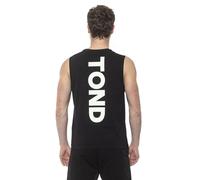 Tond Black Cotton Men Tank Top - M