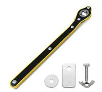 TONDA Chiave a cricchetto, chiave a cricchetto per auto a risparmio di manodopera per cric a forbice con manico lungo, chiave girevole a 360 gradi per martinetto pneumatici, design con manopola in