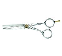 Tondeo Premium-Line Mythos Wave Offset 36 Tulip Teeth Texturing Scissor, 14,5 cm, argento, 0,08103 kg