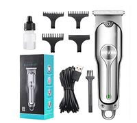 Tondeuses à cheveux, tondeuses de barbier professionnelles sans fil pour kit de coupe de cheveux, ensemble de tondeuses à cheveux LCD sans fil, machine de coupe de cheveux