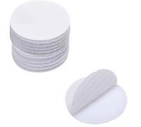 Tondini Adesivi Tondo, 60 Pezzi Velcr Adesivo Forte Tondo Bianco 30 mm Tondini Auto Adesivi Tondo Punti Autoadesivi per carta plastica vetro pelle metallo abiti (30 paia, 30mm)