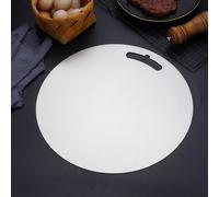 tondo in acciaio doppia faccia grado 304 diametro 28 cm tappetino