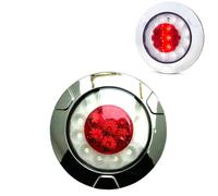 Tondo LED Luce Posteriore Faro Fendinebbia 12V 24V Retromarcia Rimorchio