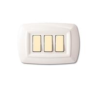 TONDO PLACCA MAGIC PLAST 3P BIANCO