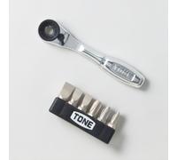 TONE BR6S Bit Ratchet Set 7 pezzi Phillips Flathead Driver Professional Tool Kit