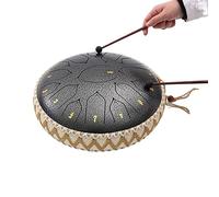Tone Da 13 Pollici 15 Tamburo In Acciaio Percussione Handpan Adatto Come Regalo Di Compleanno, Regalo Per Le Vacanze Tongue Drum(M)