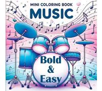 Tone Temptress Mini Coloring Book Music - Bold and Easy (Tascabile)