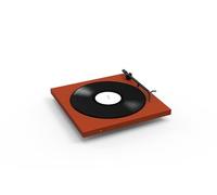 Tone Turntable - Giradischi minimalista con Bluetooth, preamplificatore phono integrato, braccio di alta qualità, trasmissione a cinghia, Tone Factory - Made in Europe (rosso)