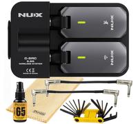 Tonebird NUX C-5RC - Sistema per chitarra wireless con trasmettitore e ricevitore da 5,8 GHz, con custodia di ricarica