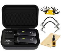 Tonebird NUX C-5RC - Sistema per chitarra wireless con trasmettitore e ricevitore da 5,8 GHz, con custodia di ricarica