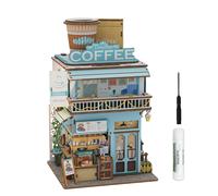 Tonecheer 3D Puzzle Box for Adults, Miniature DIY Dollhouse Kit Creative Wooden