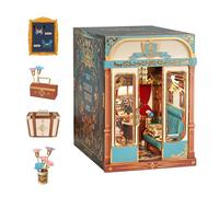 Tonecheer Motion Scene Book Nook Kits, Set di Accessori per l'infinito in Ferro Europeo, Puzzle 3D, Fermalibri in Legno per Adulti, Booknooks fai da te in Miniatura per la Decorazione