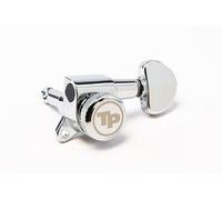 Tonepros GKL60K-C Sintonizzatore di bloccaggio con 18:1 Gear Ratio and "Small Kidney" Style Button - Guitar Machine Heads, 6 in linea - Chrome